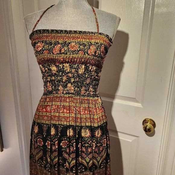 RAGA NWOT wild rose trail halter dress - Picture 4 of 7